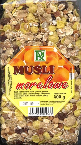 Musli Morelowe 400g