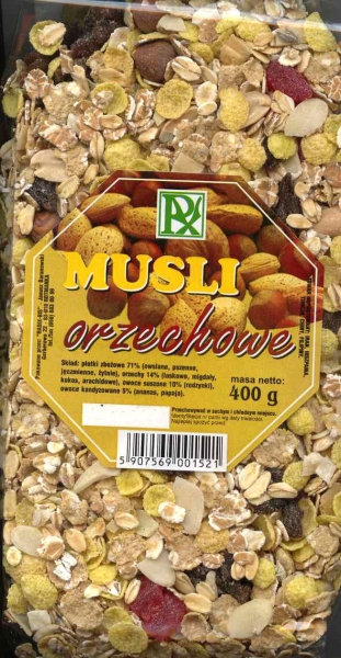 Musli orzechowe 400g