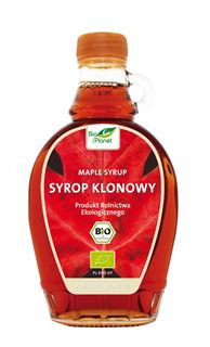 SYROP KLONOWY B BIO 250 ml - BIO PLANET