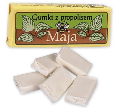 MAJA- rozpuszczalna guma z propolisem