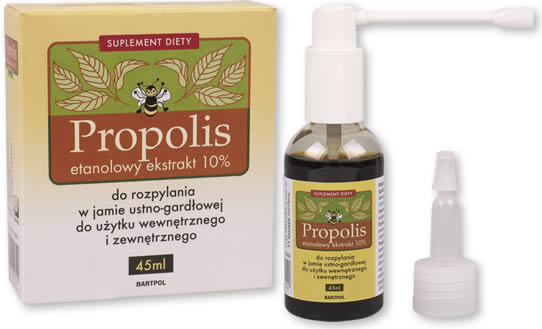 PROPOLIS - etanolowy ekstrakt 10% 45%