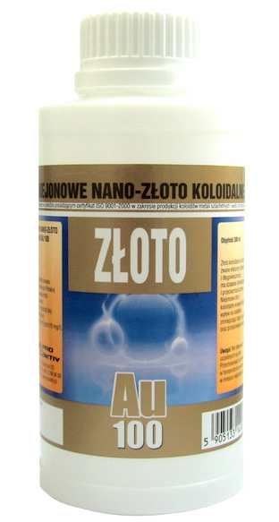 Nano Zoto - Koloidalne Au 100 - zapomniana mdro!  0.6ppm 300